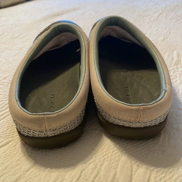 Women's MERRELL® KULA SLIDE Shoe Seagrass size 7.5 Mesh Slide Antimicrobial - Picture 4 of 7